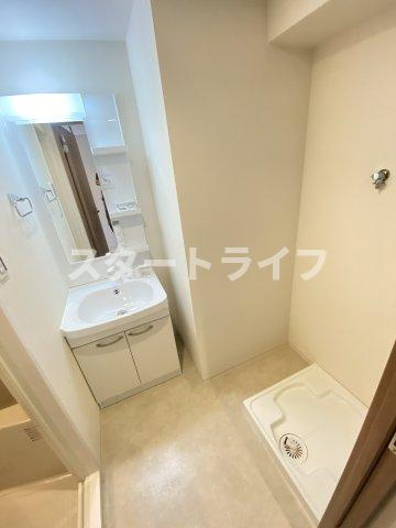 大阪市東淀川区東中島２丁目の賃貸マンションの洗面所|参考写真