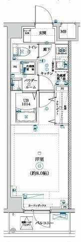 ＭＡＸＩＶ　ＣＲＯＳ梅島の間取り|間取りです。