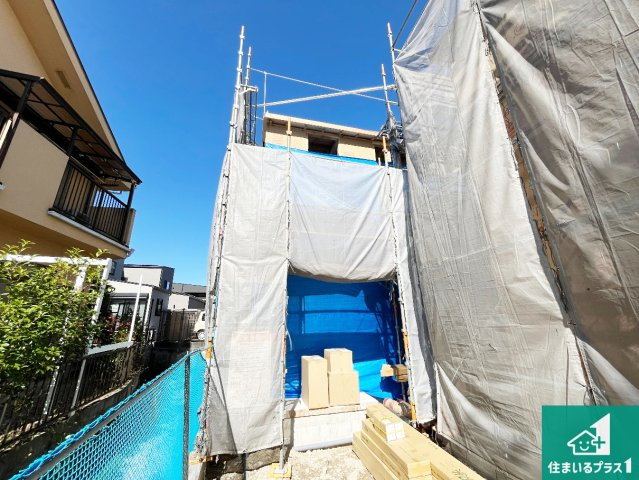 栗東市中沢　新築一戸建ての外観|現在建築中！落ち着いた街並みで新生活を始めることが出来そう！周辺の物件も併せてご紹介させて頂きます！
