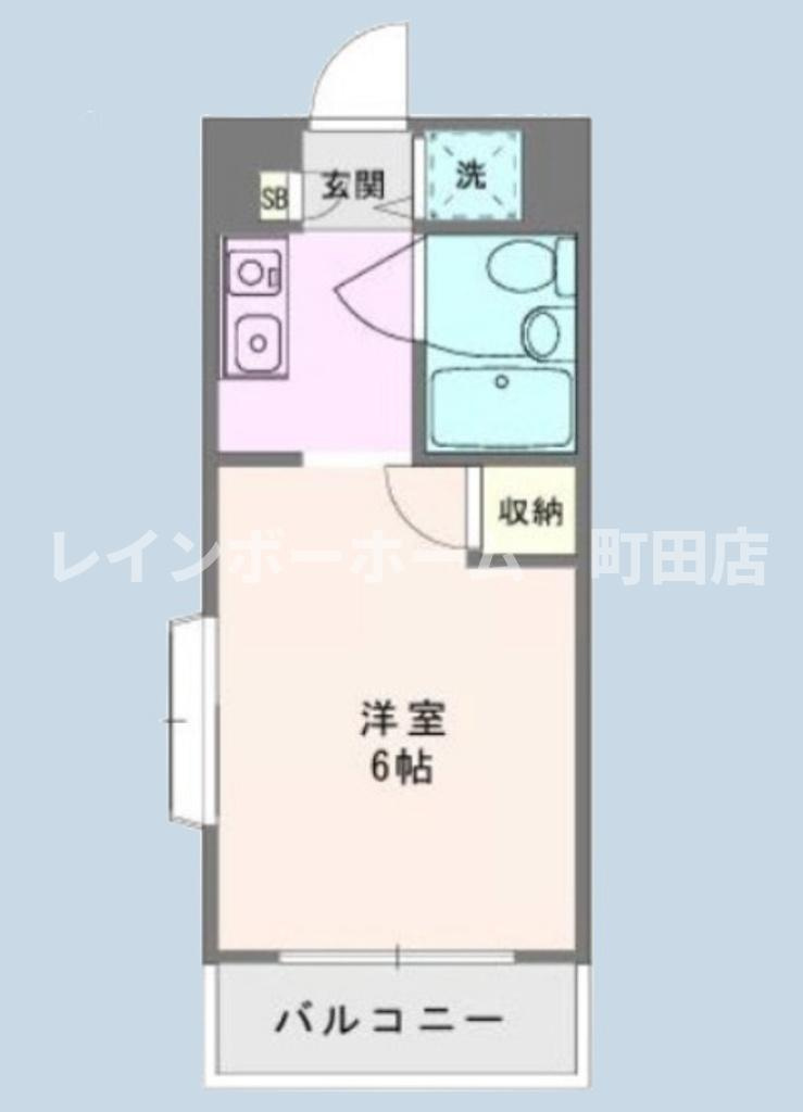 ウィンベルソロ鶴川１※初期費用分割あと払いサービス利用可能物件の間取り