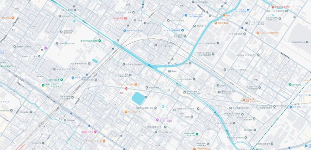 栗東市中沢　新築一戸建ての地図
