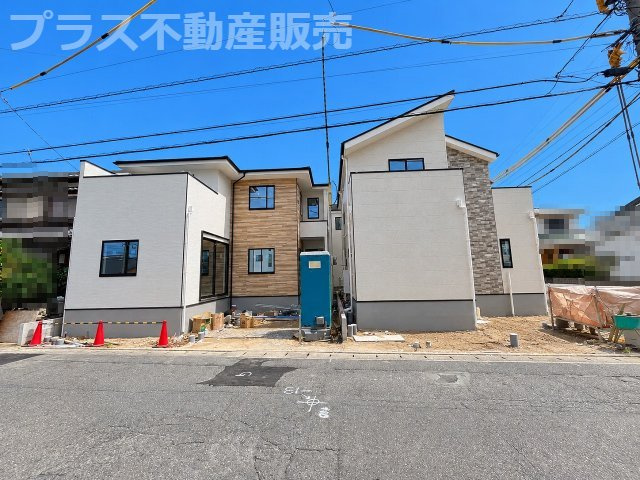 【外観】 | 福岡市早良区有田2丁目1期　1号棟（全3棟）【仲介手数料無料・0円】 | 完成イメージの外観パースです。