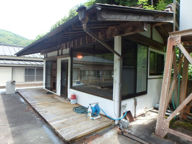 S1796H　相玉元旅館のその他|大浴場から出たベランダ
