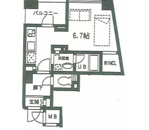サンピエス池袋の間取り