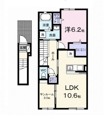 【間取り】 | フロレゾンＣ