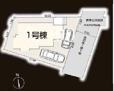 【区画図】 | 調布市調布ケ丘３丁目　新築戸建　全1棟
