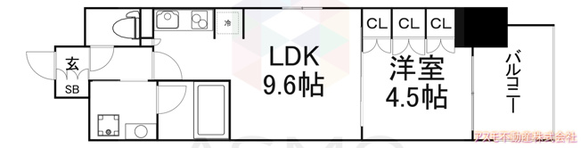 【間取り】 | アーバネックス心斎橋