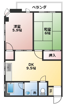 吉原マンションの間取り