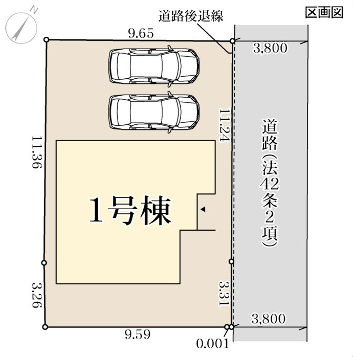 明石市魚住町清水27期　新築戸建のその他|区画図です