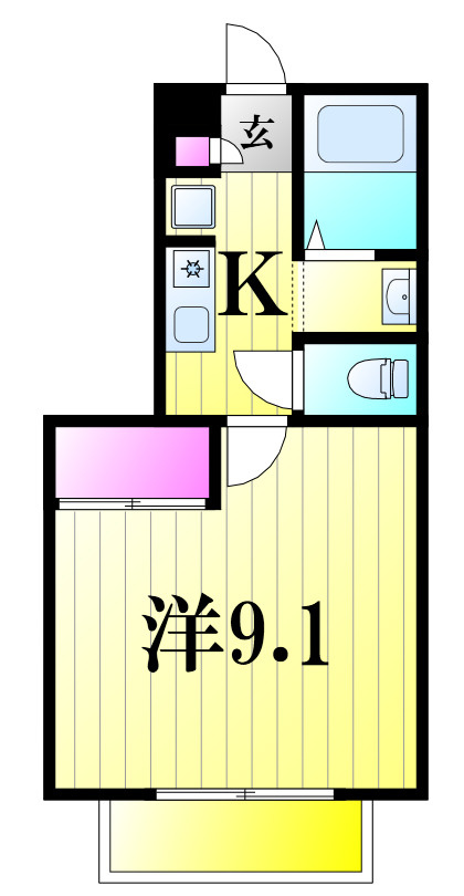 メゾンドモネの間取り