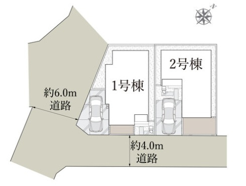 八千代市八千代台北12丁目01期の区画図