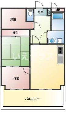 メゾン下沢の間取り