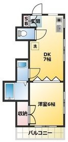 【間取り】 | パークヒル瑞江弐番館 | 間取りです。
