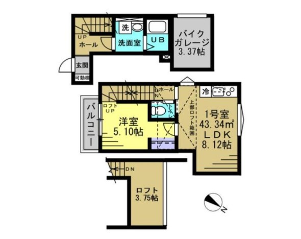 FUN-BOX津田沼の間取り