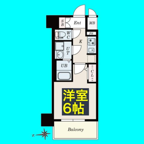 ステージファースト名古屋尾頭橋(旧S-RESIDENCE尾頭橋)の間取り