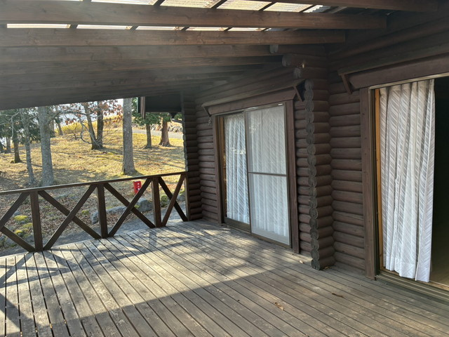 湯布院町塚原のバルコニー