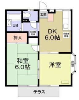 【間取り】 | メゾンドール旭 | 間取りです。