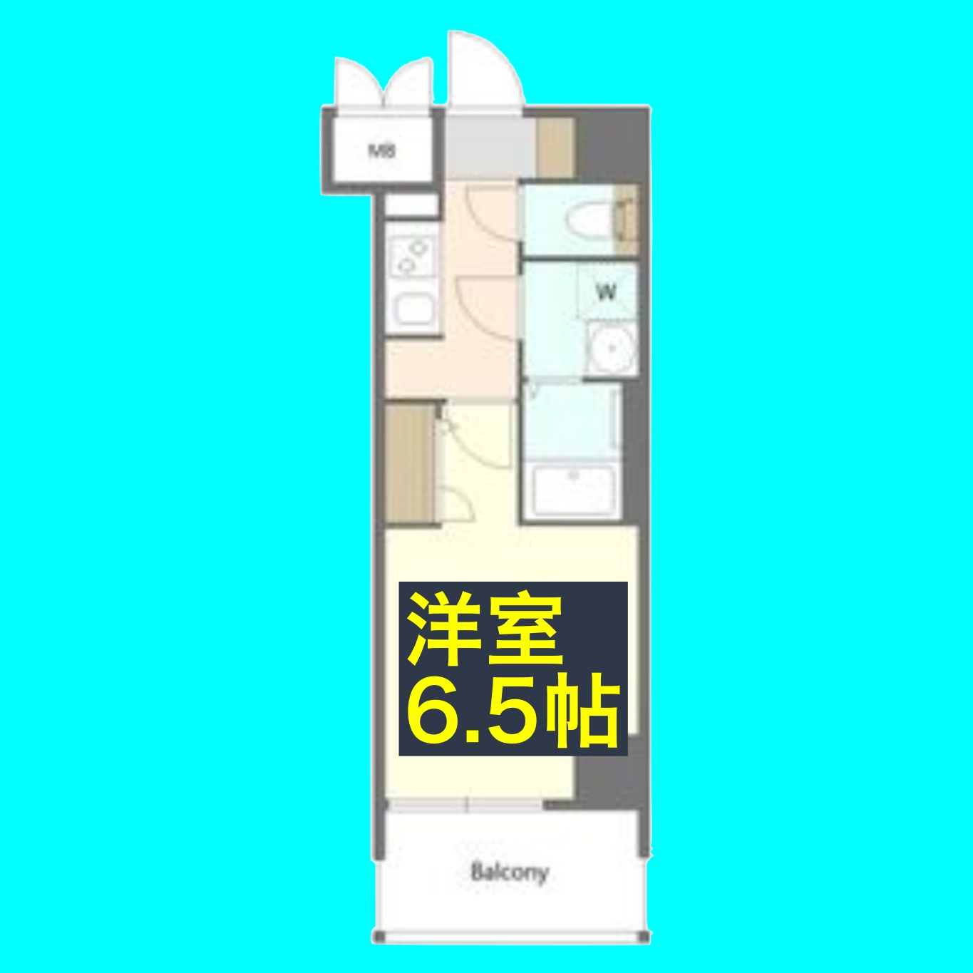 S-RESIDENCE名駅北alesia(アレシア)の間取り