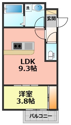 【間取り】 | LE COCON岩倉Ⅵ