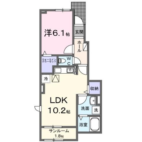 【間取り】 | フロレゾンＢ