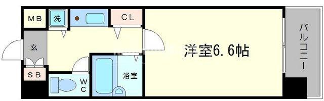 エスティライフ難波西の間取り