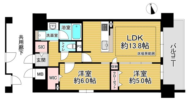 プレサンスロジェ上前津駅前Ⅱの間取り