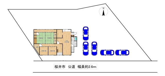 桜井市三輪の間取り|◆土地付き　間取り◆