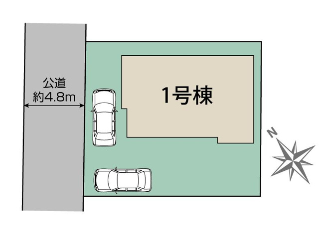 【区画図】 | 秦野市戸川　限定１棟　新築住宅