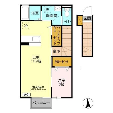 きらら 四番館の間取り