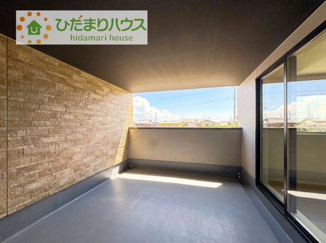 【バルコニー】 | 取手市宮和田15期　新築戸建　1号棟 | 人気が高いインナーバルコニーを採用♪天候を気にせず洗濯物を干せ、紫外線も気にせずに済みます(*^^)v