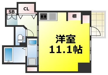 【間取り】 | ルーセントオーデン難波 仲介手数料無料