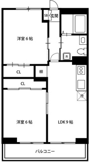 【間取り】 | セントラルハイツいちのえ | 間取りです。