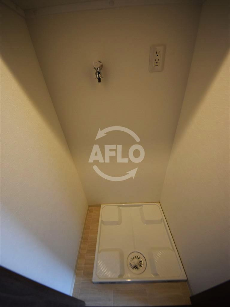 レオンコンフォート難波ミラージュの設備|レオンコンフォート難波ミラージュ　室内洗濯パン