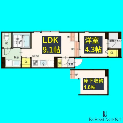 フェニーチェ名古屋の間取り