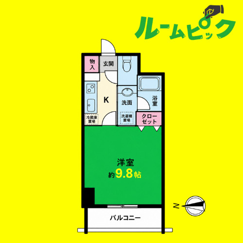 S-FORT桜山　名古屋市賃貸　仲介手数料無料の間取り