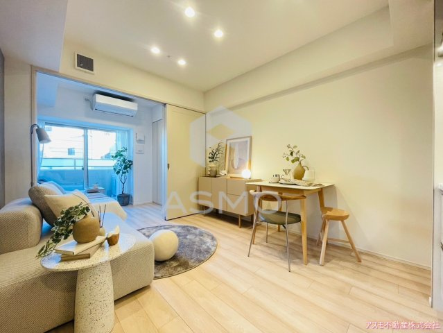 【居間・リビング】 | ザ・パークハビオ都島テラス | 同マンション別部屋　参考写真