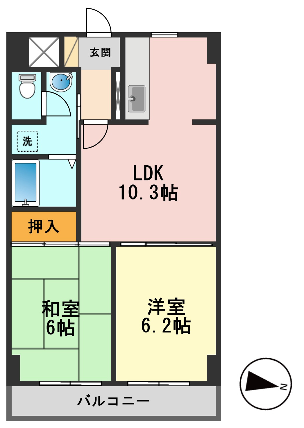 スカイフォーラム小岩の間取り