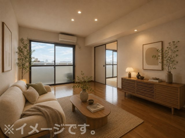 熊本市東区健軍３丁目の賃貸マンションの居間・リビング|※写真はイメージです。現況優先