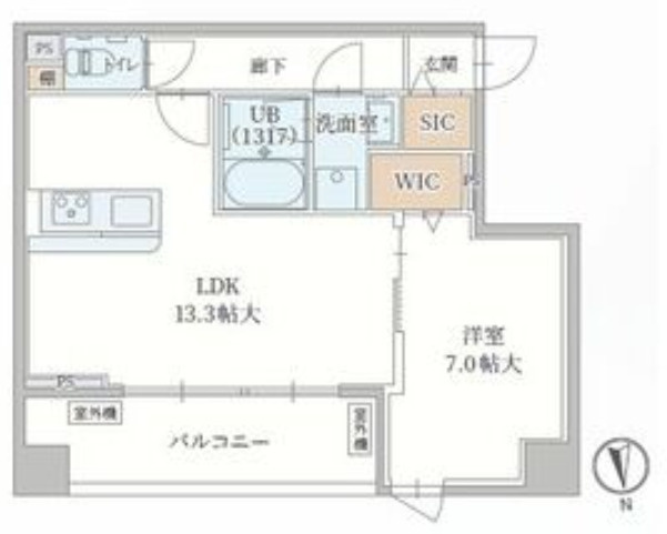 【間取り】 | Le Mob*i天神橋