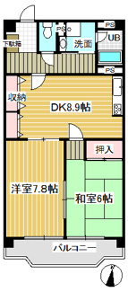【間取り】 | エスポワール上鷺