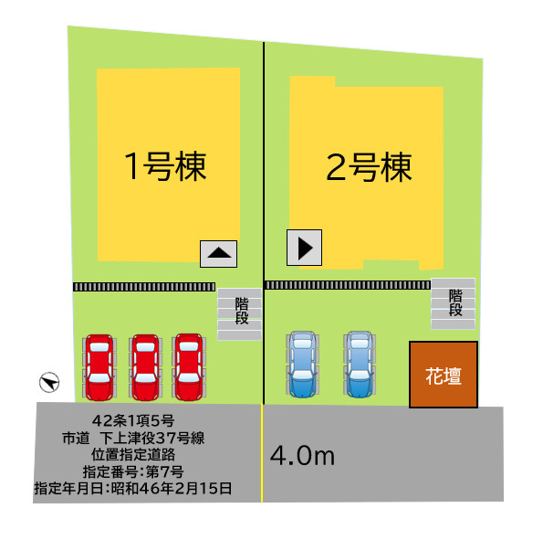 八幡西区下上津役3丁目3期の土地図