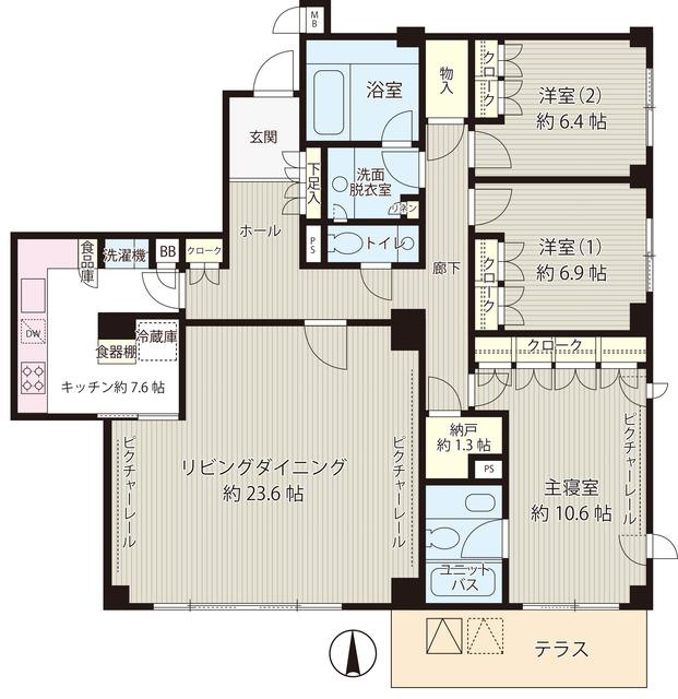 大山パークヒルズの間取り