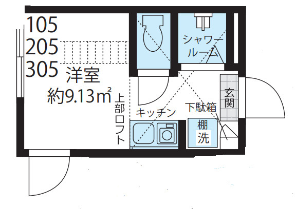 QUQURI IKEBUKUROの間取り