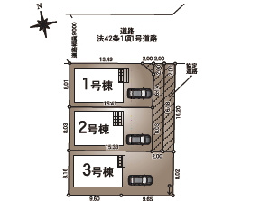 【区画図】 | 福島市北中央第3　2号棟（Z）