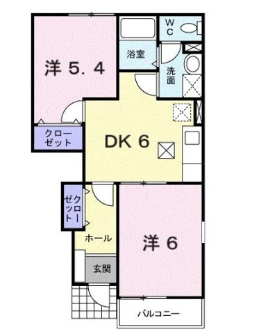 【間取り】 | エクセルハイツ上宿　Ｃ棟