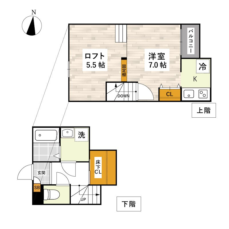 ADC琴平モデナの間取り