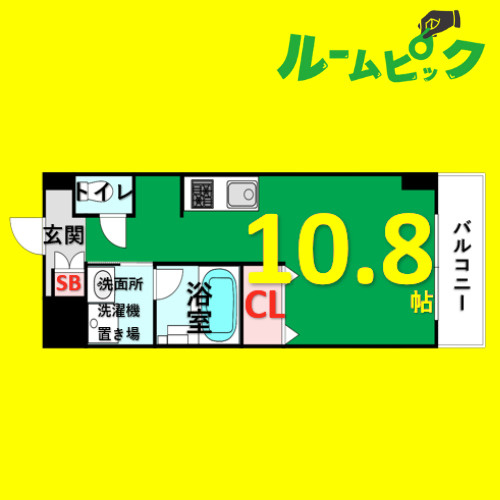 セントフィオーレ神宮　名古屋市賃貸　仲介手数料無料の間取り