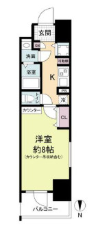【間取り】 | Ｌａ　Ｄｏｕｃｅｕｒ玉造（旧ミラージュパレス玉造デフィ）