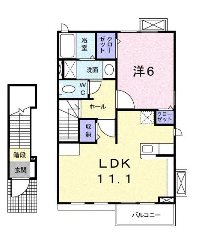 クレメント並木新町の間取り