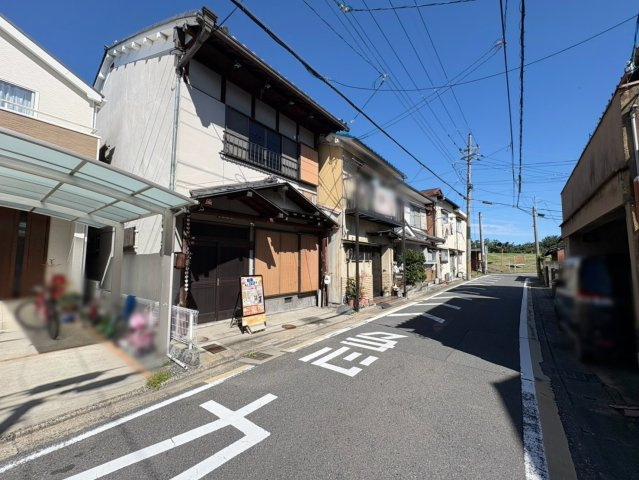 納所町　建築条件無土地の前面道路含む現地写真|京阪淀駅…徒歩１１分！通勤や通学に嬉しい距離♪（R8.10撮影）